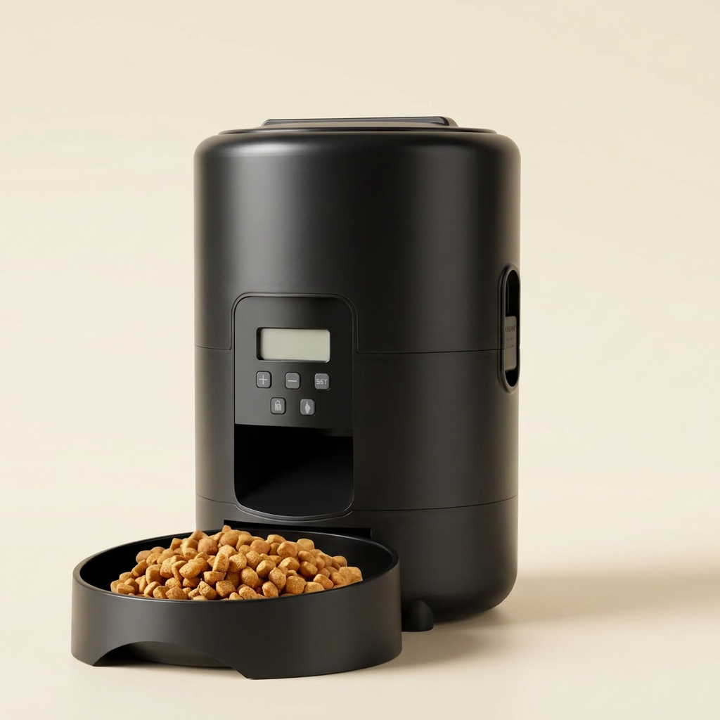 FeedMate automatic pet feeder premium studio image