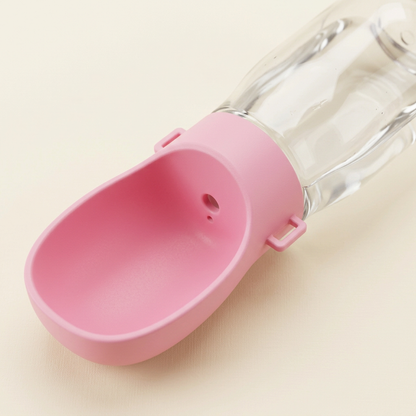 Pink GoFlow bottle close-up detail photo